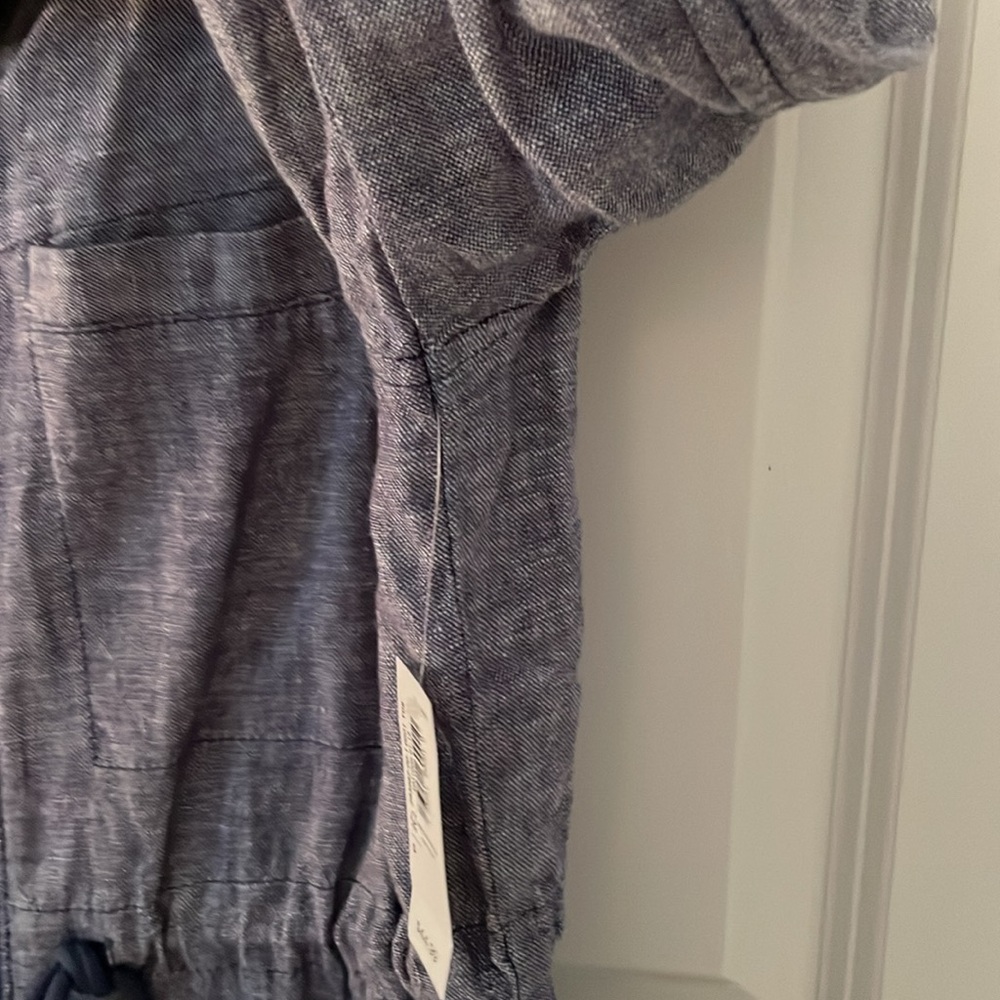 Old Navy Women’s Chambray Linen-blend Field Jacket - Picture 12 of 14